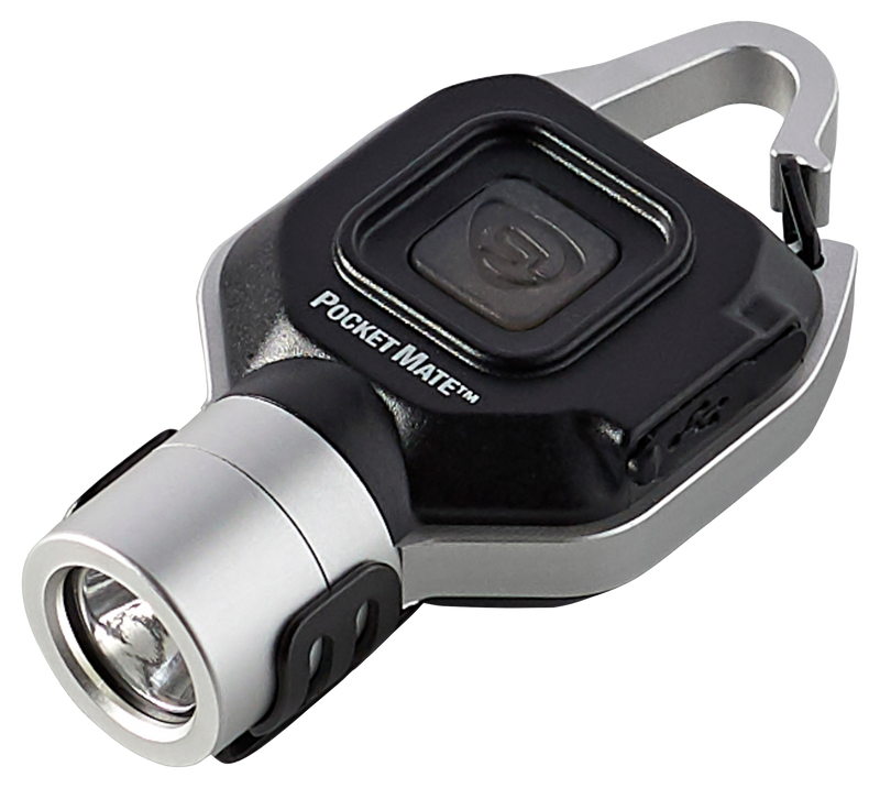 Streamlight Pocket Mate USB Rechargeable Keychain Flashlight, Silver - 73300