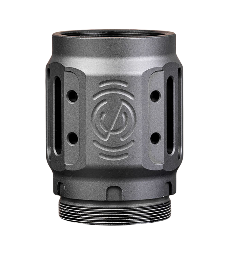 SilencerCo Charlie MAAD Brake 2.0 Muzzle Brake, Black Anodized Aluminum - AC5451