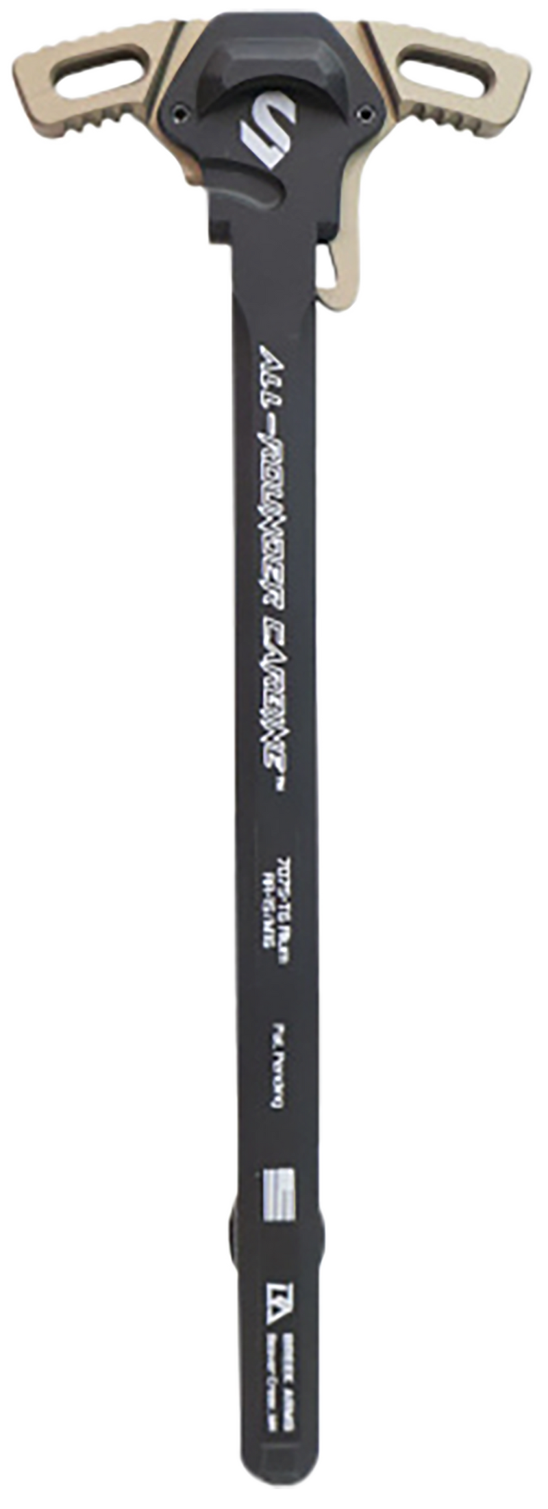 Lead & Steel LLC Charging Handle AR-15/M16, Gray Type 3 Hard Anodize - LSCHODEGRY