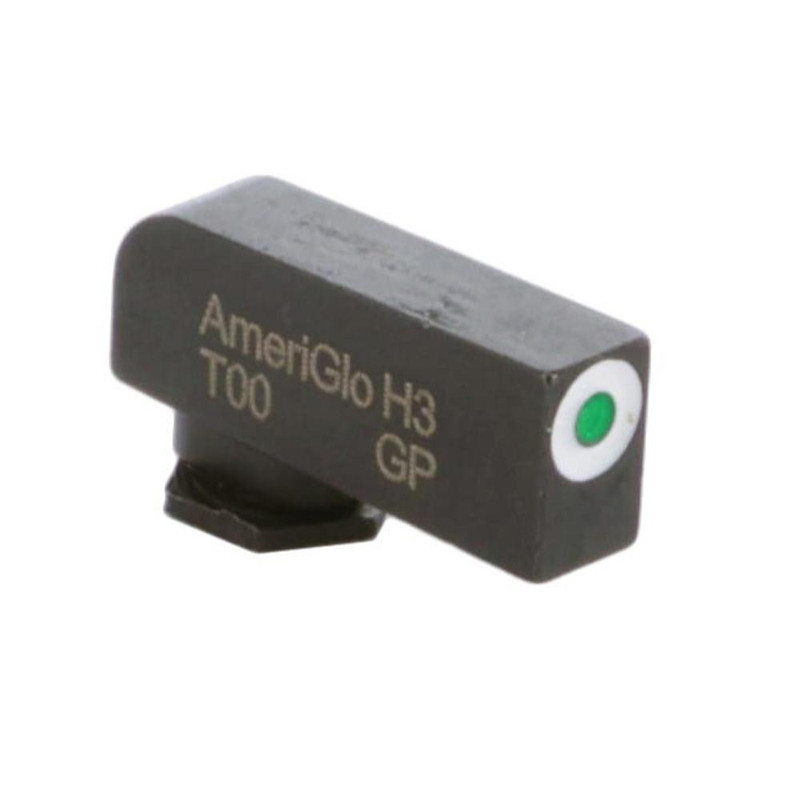 AmeriGlo Green Tritium White Outline Stock Front Night Sight for Glock - GL-112-200-125