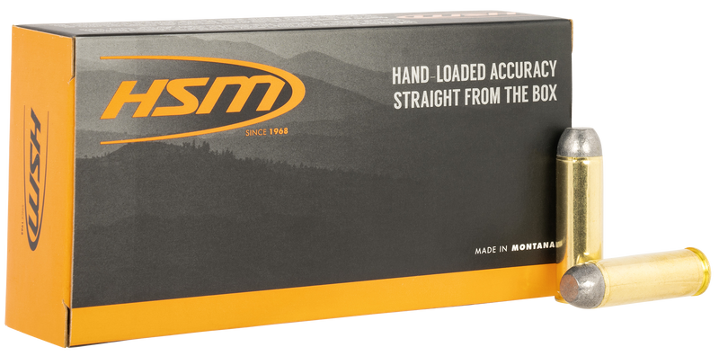 HSM Ultra Max 500 S&W Mag 330gr Round Nose Flat Point Handgun Ammo, 20rd Box - 500SW10N