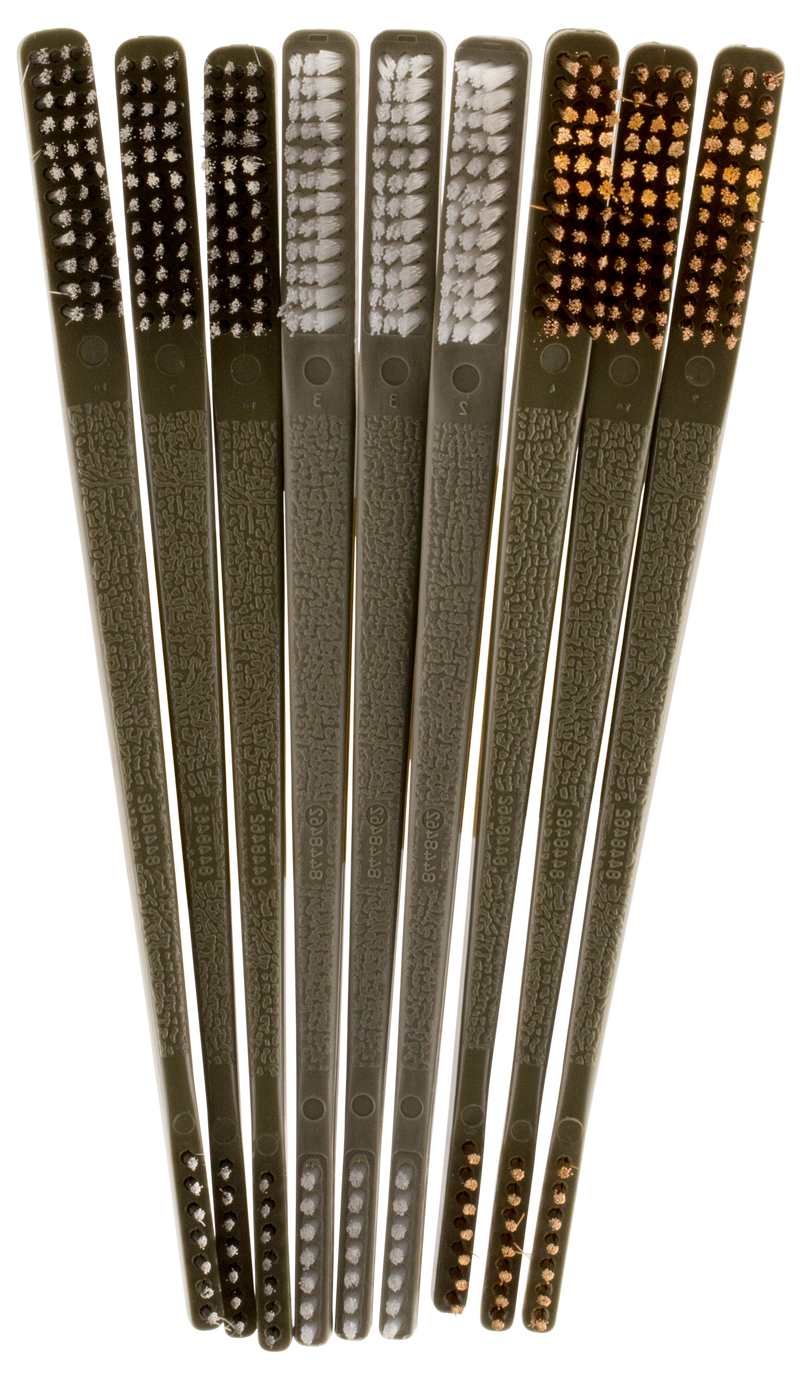 Otis Technology All-Purpose Receiver Brushes Variety Pack, Bronze/Nylon/Stainless Steel - FG316BP
