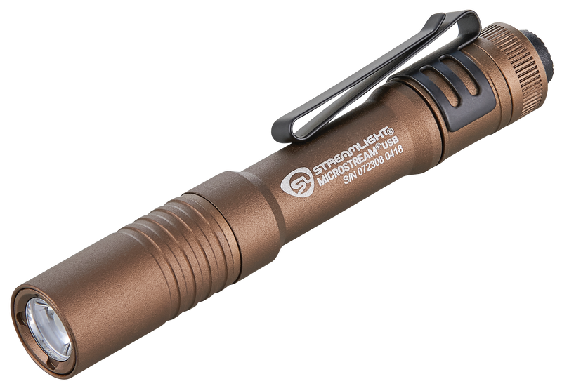 Streamlight MicroStream USB Pocket Light, Coyote - 66608