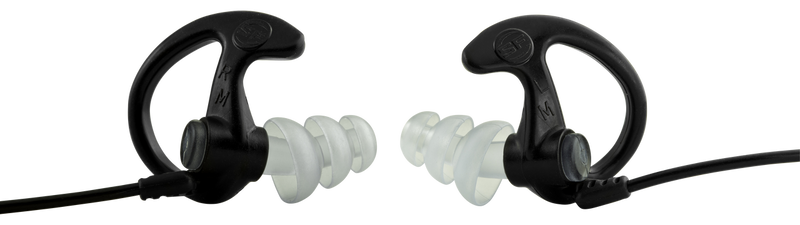 SureFire EP5 Sonic Defenders Max Flanged Earplugs, Black - EP5BKMPR