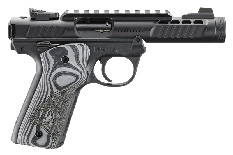 Ruger Mark IV 22/45 Lite .22 LR 4.4" 10+1 Handgun, Black Anodized - 43959