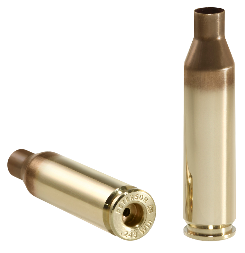 Peterson Cartridge 243 Win Reloading Brass 50 Per Box - 40007-R