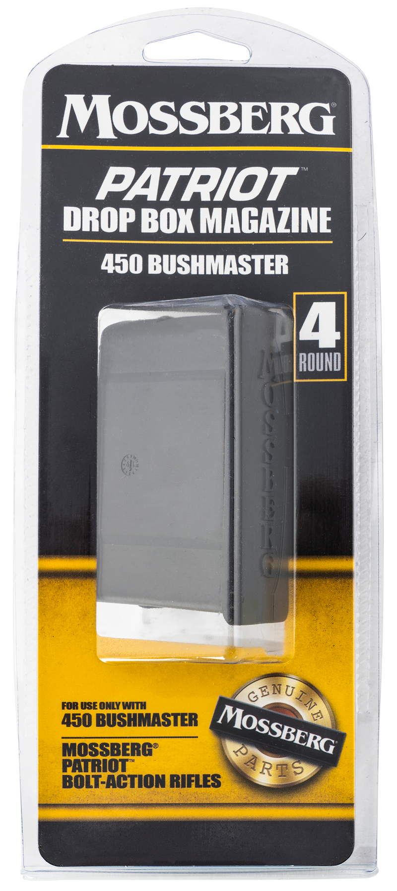 Mossberg Patriot .450 Bushmaster 4rd Rifle Magazine, Black - 95037