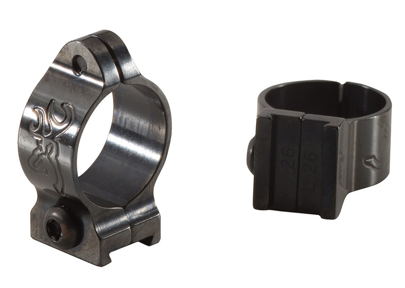 Browning Scope Rings 1" High, Matte Black - 12345