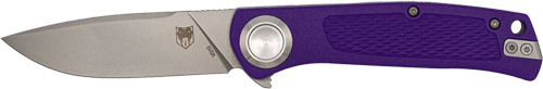 Cobratec EDC Scout Bar Lock Folding Knife, Purple - CTSCTGRVPURBAR