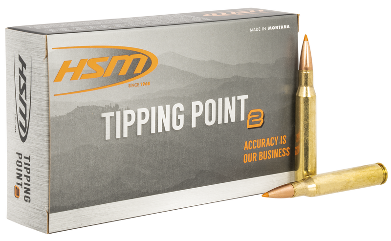 HSM Tipping Point Super Shock Tip 280 Rem 162gr Hornady SST Rifle Ammo, 20rd Box - 28016N