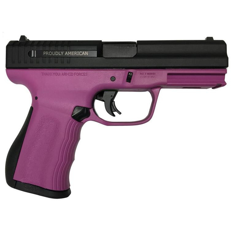 FMK Firearms 9C1G2 9mm 4" 14rd Handgun, Black Slide with Pink Raspberry Grip - FMKG9C1G2PKSS
