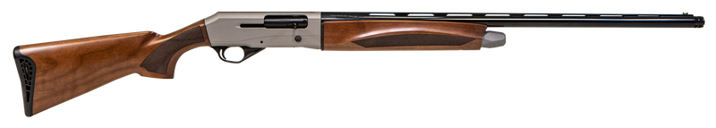 Pointer FT3 12 Gauge 28" 3+1 Semi-Auto Shotgun, Gray/Walnut - KIRFT3G12