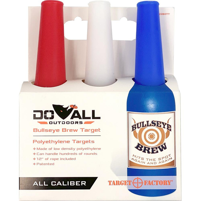Do-All Outdoors Target Factory Bottles 3-Pack Red/White/Blue - 22BOTT