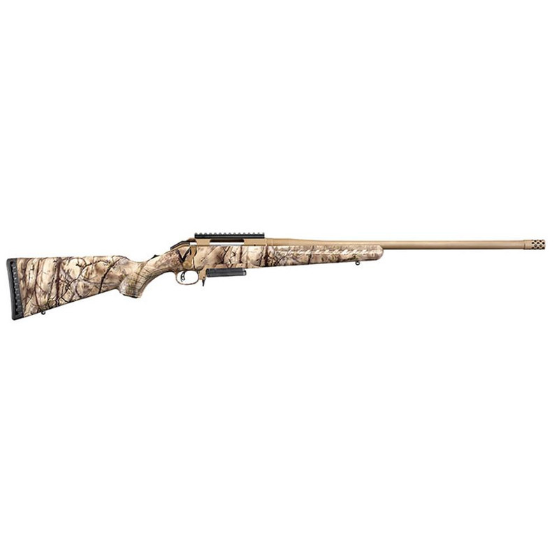 Ruger American 6.5 Creedmoor 3rd 22" Bolt Action Rifle, Bronze/Go Wild Camo - RUG 26925