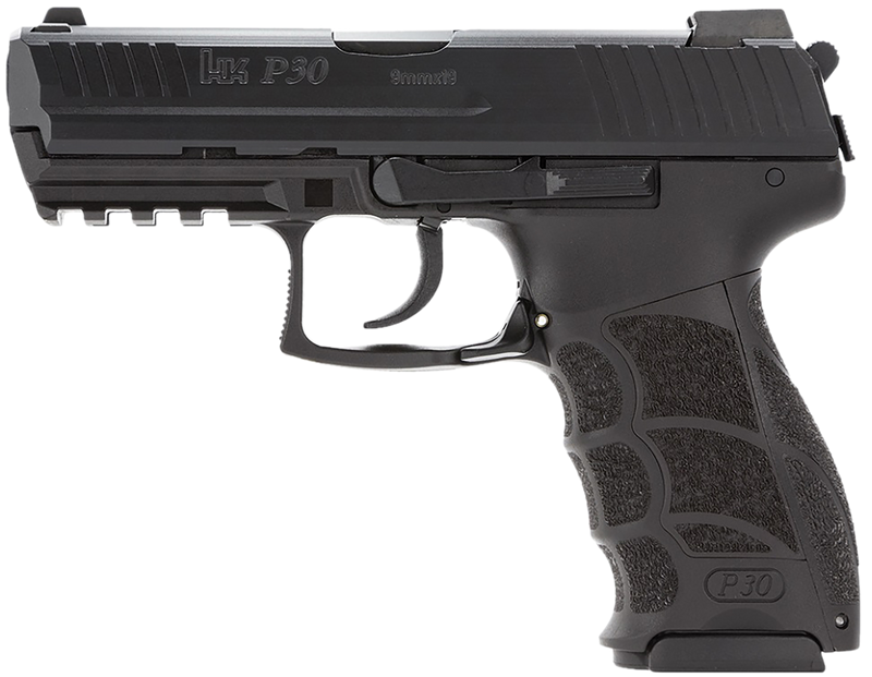 Heckler & Koch P30 V3 9mm 3.85" 20rd Pistol, Black - 81001086