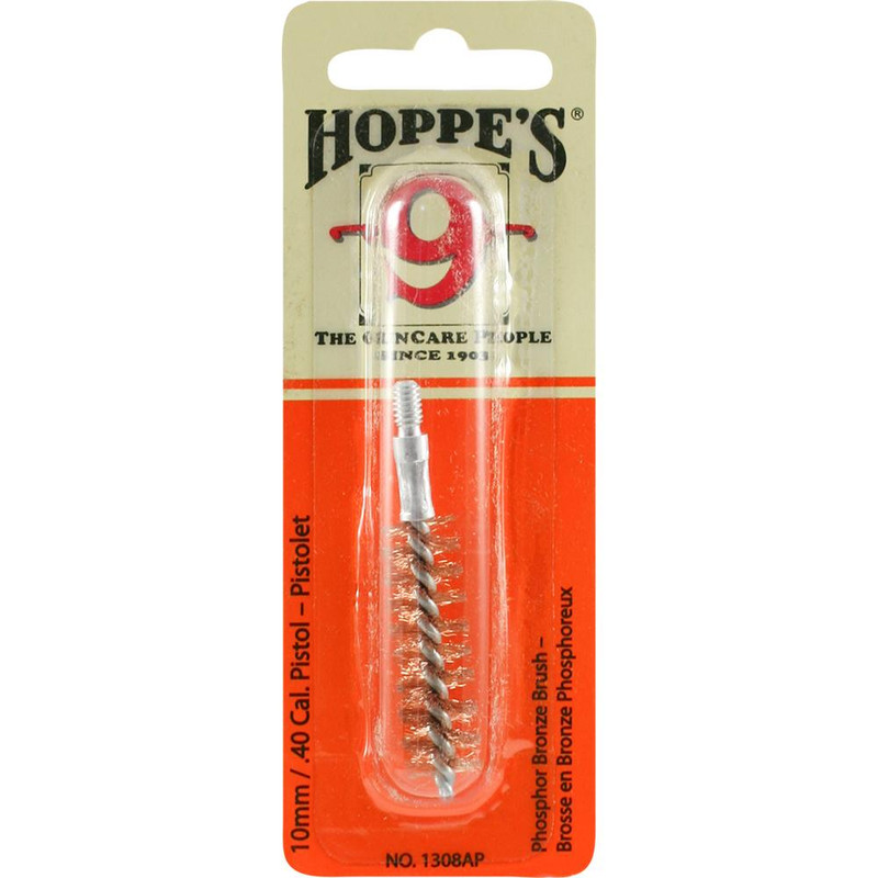 Hoppe's Phosphor Bronze Brush Pistol 10MM/40 Cal - 1308AP