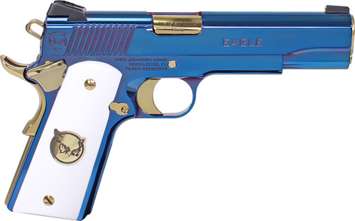 Iver Johnson Eagle Ultramarine 1911 .45 ACP 8rd Pistol, Ultramarine PVD - EAGLEULTRAMARINE