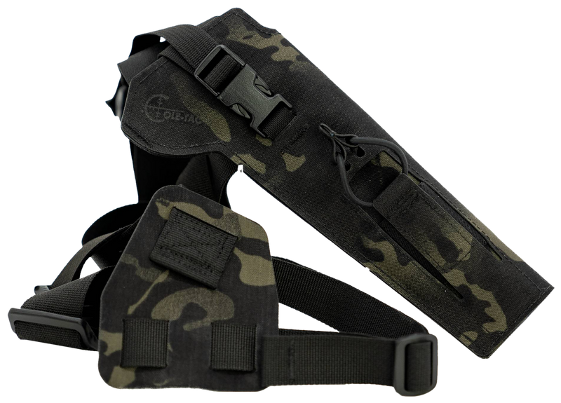 Cole-TAC Varmint Wrangler Pistol Holder Chest Multi-Cam Black Left Hand - VW205