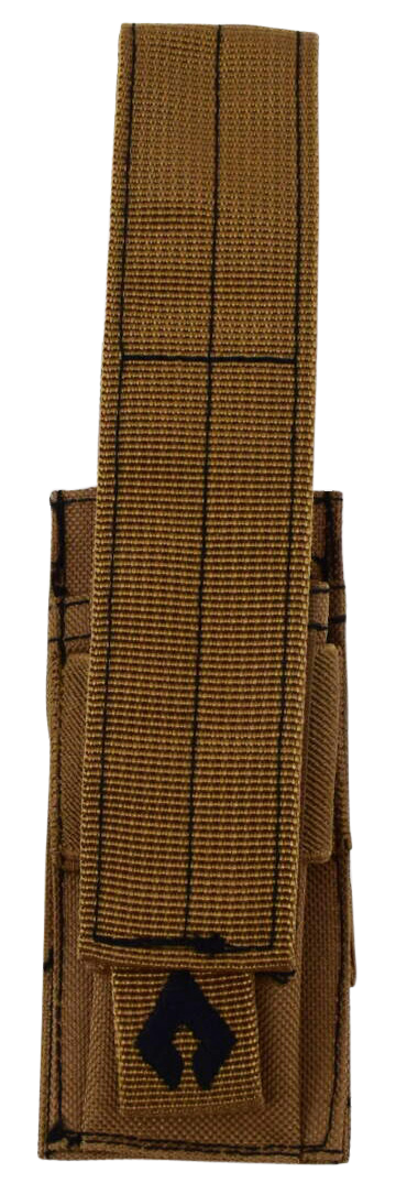 Advance Warrior Solutions Single Mag Pouch Pistol, Tan - PSMPTN