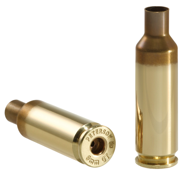 Peterson Cartridge 6mm GT Unprimed Rifle Brass 50 Per Box - 40076-R