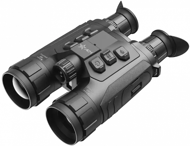 AGM Global Vision ObservIR LRF 3-24x50 Thermal Binocular, Black - OBSE50-640-LRF