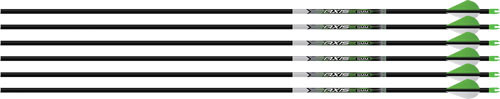 Easton Arrow Axis 5mm 400 6-Pack with 2" Blazer Vanes - 619389
