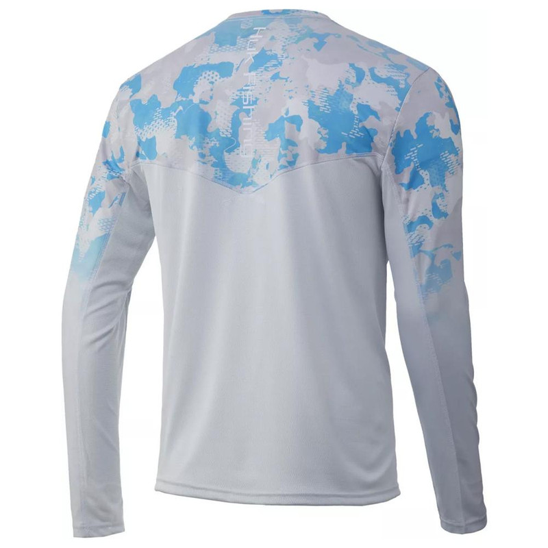 HUK Icon X KC Refraction Camo Fade Inshore Shirt - H1200288-337-S