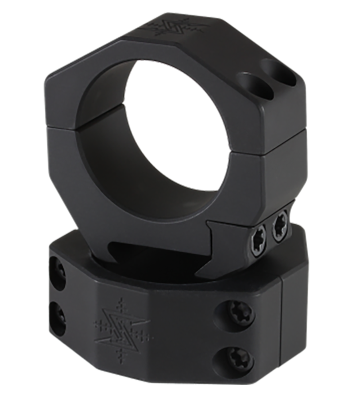 Seekins Precision Scope Rings 34mm Extra High, Matte Black - 0010630010