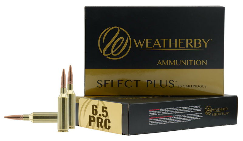 Weatherby Select Plus 6.5 PRC 130gr Swift Scirocco Rifle Ammo, 20rd Box - F65PRC130SCO