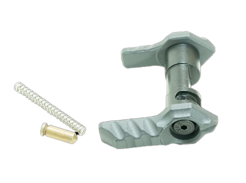 Timber Creek Outdoors Greyman Safety Selector Stealth Aluminum, Ambidextrous - GAMBISSS