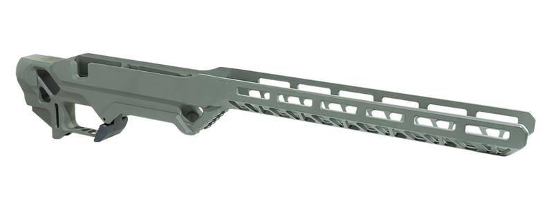 Timber Creek Outdoors Enforcer Rifle Chassis, OD Green Aluminum, Remington 700 SA Right Hand - ERCR7SAOD