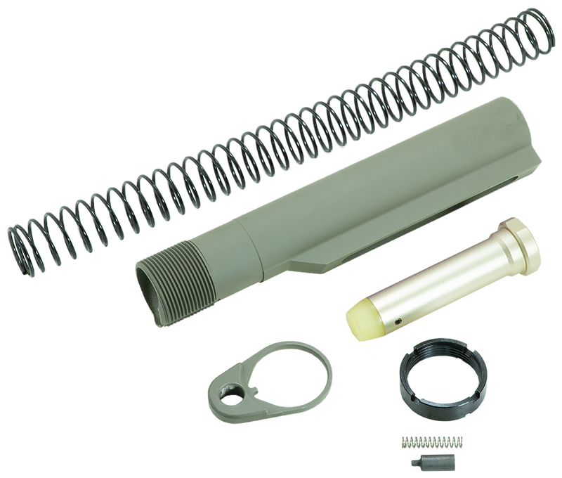 Timber Creek Outdoors Buffer Tube Kit, OD Green AR-15/AR Style - ARBTKOD