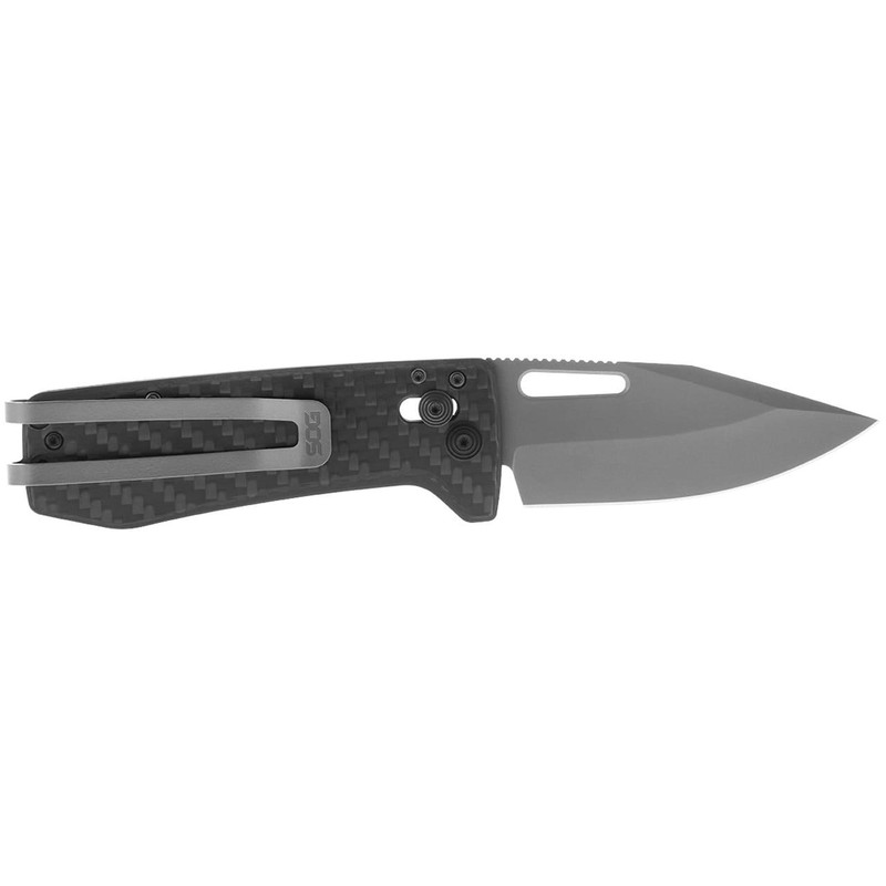 SOG Ultra XR Folding Knife, Black and Gray - SOG-12-63-01-57