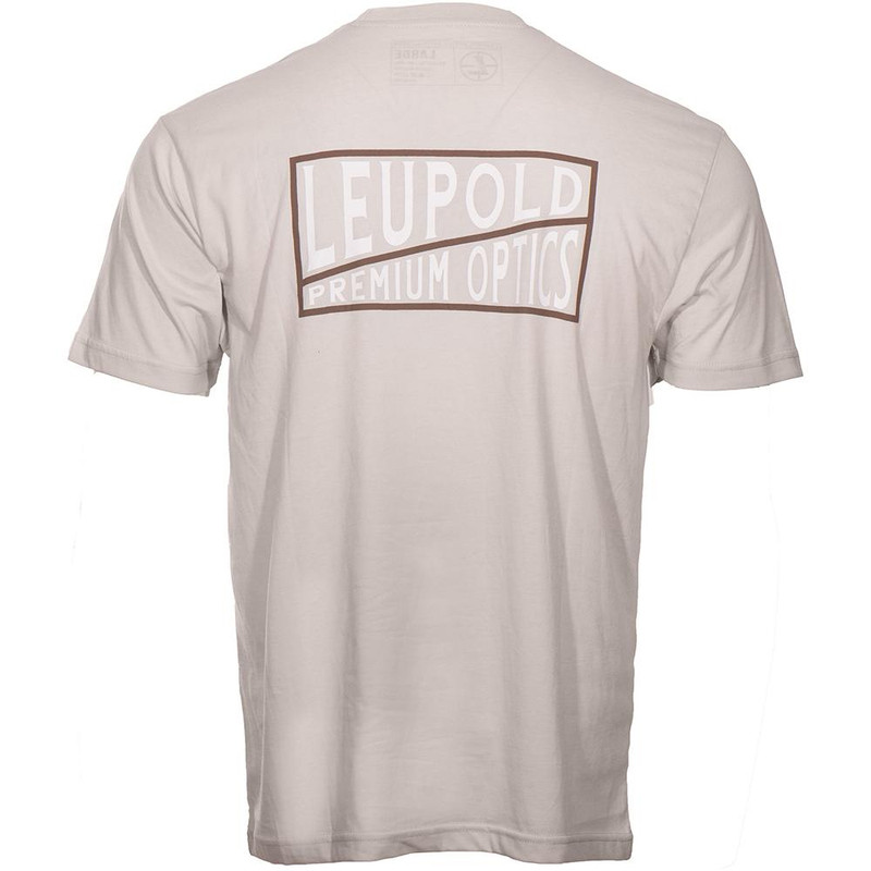 Leupold Premium Optics Short Sleeve Tee, Tan - 185995