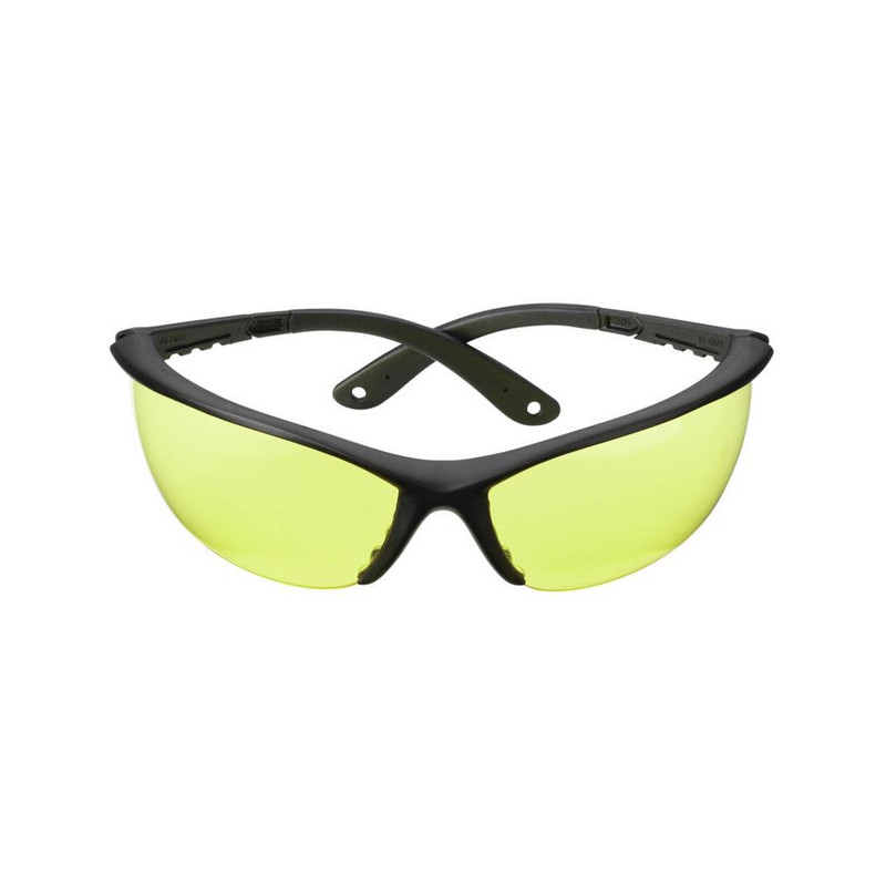 Champion Ballistic Shooting Glasses Open Frame Black with Yellow Lens - 40604