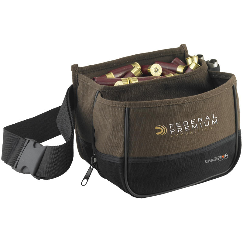 Champion Trapshooting Shell Pouch Double Box Tan - 45852