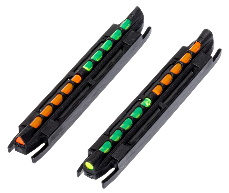 Hi-Viz Two-In-One Magnetic Shotgun Front Sight, Green/Orange Fiber Optic - TO300
