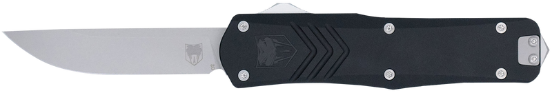 CobraTec Knives FS-X Gen III Medium OTF 3" Drop Point Stonewashed - MBLKFSXGEN3DNS