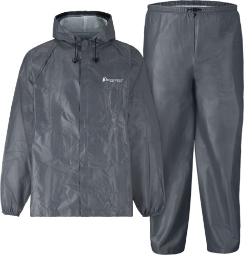 Frogg Toggs Rain Suit Mens Ultra Lite 2 Medium Carbon Black - UL1210401MD