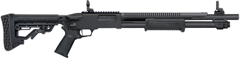 Mossberg 590R 12 Gauge 18.5" 6+1 Pump Action Shotgun, Black Matte - 50762