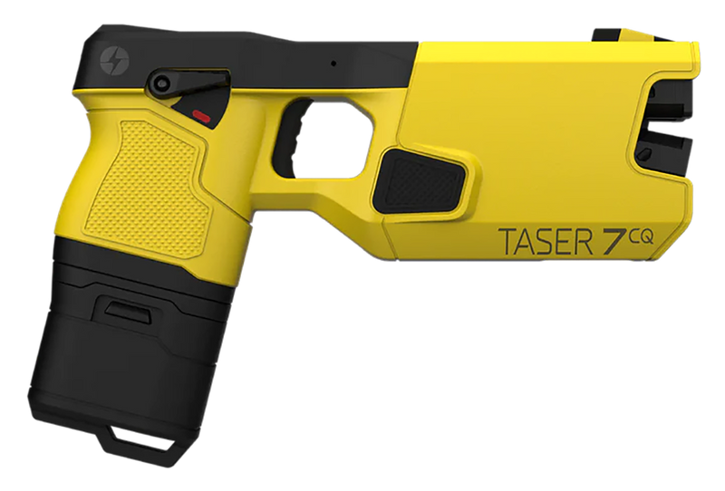TASER 7 CQ Home Defense Stun Gun, Black/Yellow - 20285