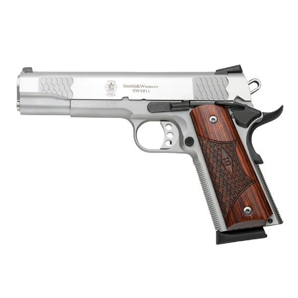 Smith & Wesson 1911 E-Series .45 Auto 8rd Pistol, Stainless Steel - 108482U