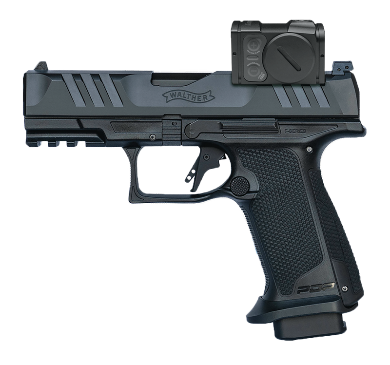 Walther PDP F-Series Pro ACRO 9mm 4" 18+1 Pistol, Black - 4797057