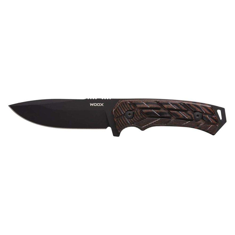 Woox Rock62 X-Grip Fixed Blade Knife, Black - BUKNF00118