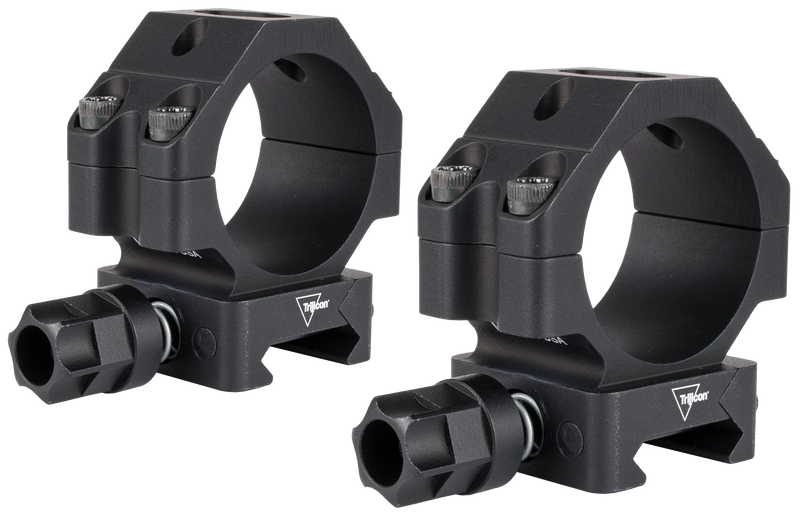Trijicon Scope Rings with Q-LOC Technology, 35mm Low, Matte Black - AC22072