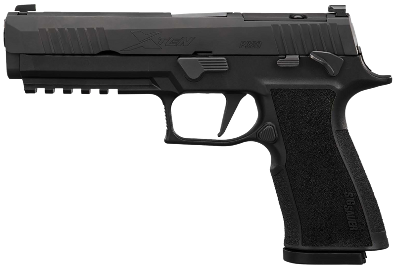 Sig Sauer P320 XTEN 10mm 5" 15+1 Striker-Fired Pistol, Black Nitron - 320X510BXR3R2MS