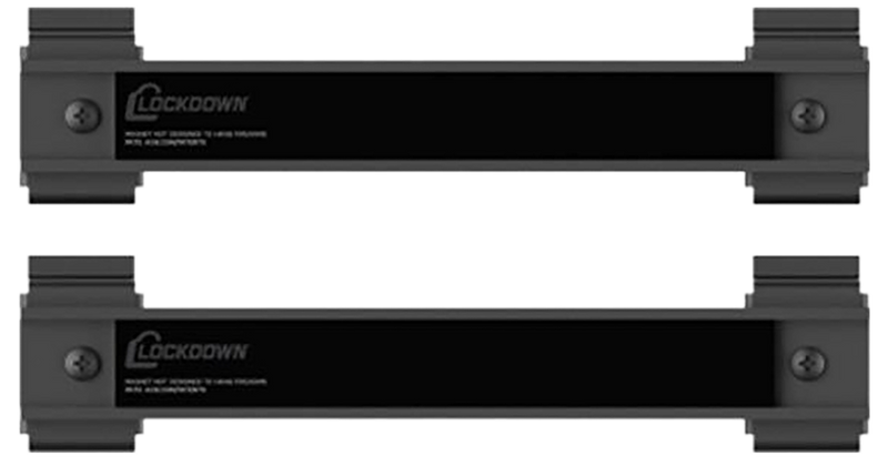 Lockdown Securewall Magnetic Tool Hanger 2 Pack, Black - 1215349