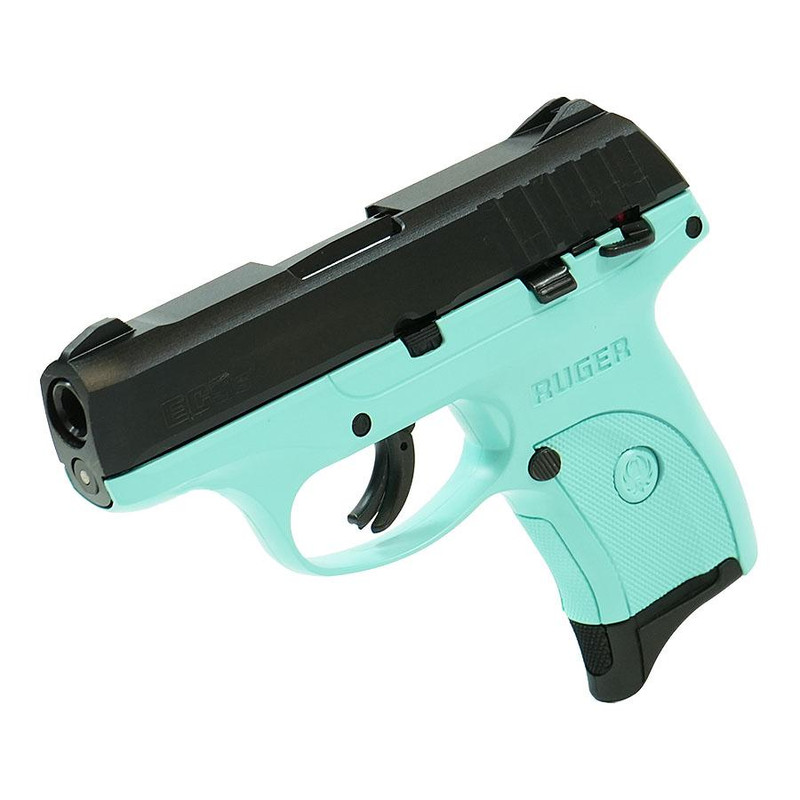 Ruger EC9s 9mm 3.12" 7rd Handgun, Robin's Egg Blue Cerakote - 3283