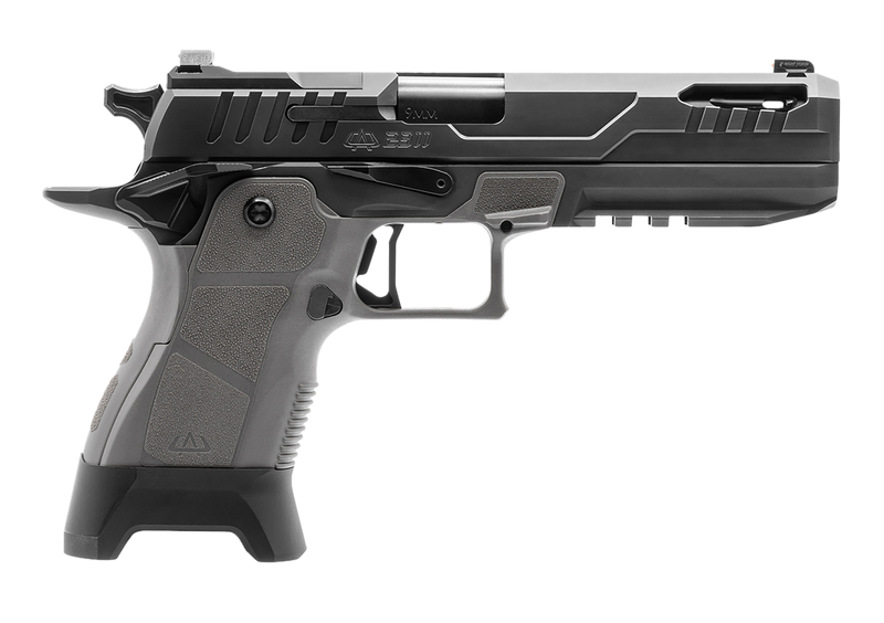 OA Defense 2311 Pro 9mm 5" 21rd Pistol, Black/Gray - OA2311FPROKITGRYPRT21