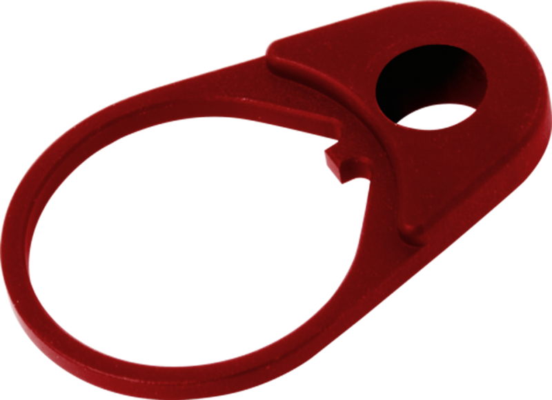 Timber Creek Outdoor Inc QD End Plate Quick Detach AR Platform Red Anodized Aluminum Ambidextrous - QDEPR